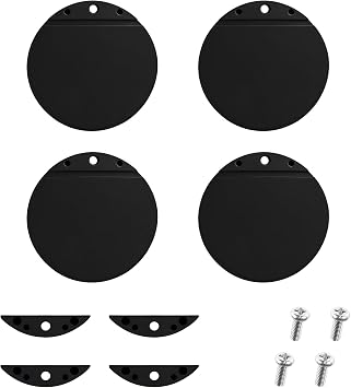 Zookpr 4Pcs 1-3/4" Boat Scupper Flapper Replacement Kit for FSRK-3-DP TH Mar-ine Scupper Flappers Repair Kit for Boats Stainless Steel and Plastic Boat Hull Repair Kit