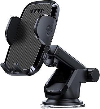 Hb-39 Premium Telefon Tutucu Araç İçi Telefon Tutucu Ayarlanabilir Cam ve Torpido Için Yüksek Kalite Tutucu Araba