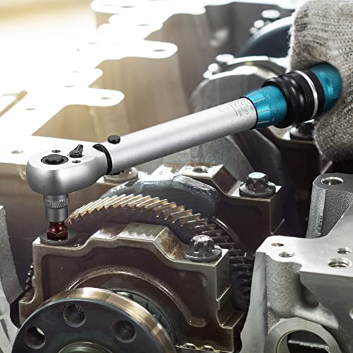 Yesking 1/4-Inch Drive Click Torque Wrench Set, 72-Tooth Dual-Direction Adjustable Torque Wrench With Bit Sockets (20-200In.lb / 2.26-22.6Nm) #TOP6
