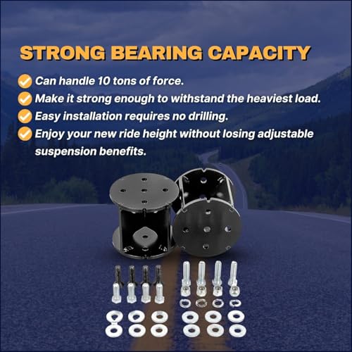 Image of Torque 5 inch Air Spring Bag Spacer for Ford Chevrolet RAM GMC Trucks