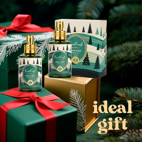 Fir Room Spray 2 Pack, 3.4oz/100ml Each – Long-Lasting Air Freshener & Odor Eliminator for Home, Bathroom, Bedroom & Office, Concentrated Room Spray