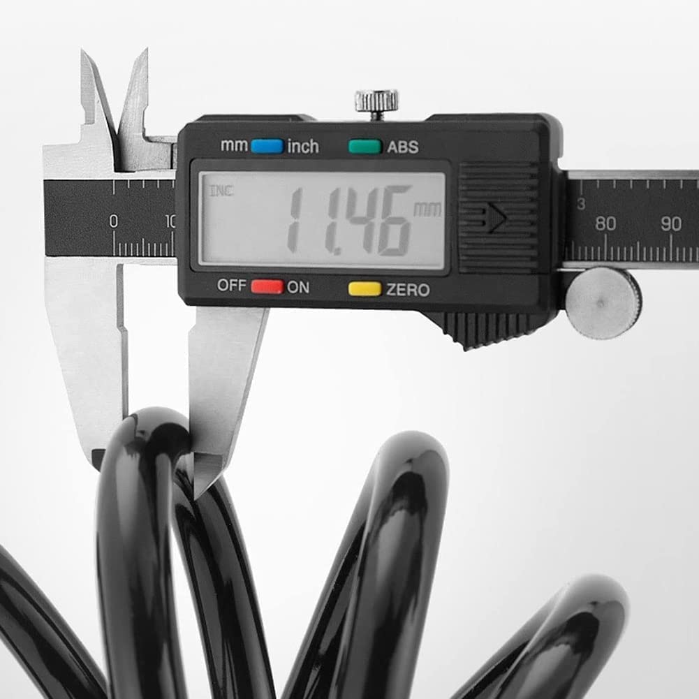 Lucchetto per Bicicletta con Impronta Digitale, antifurto, Impermeabile, con Cavo in Acciaio Inossidabile, Senza Chiave, per Bicicletta (Nero 120 cm)