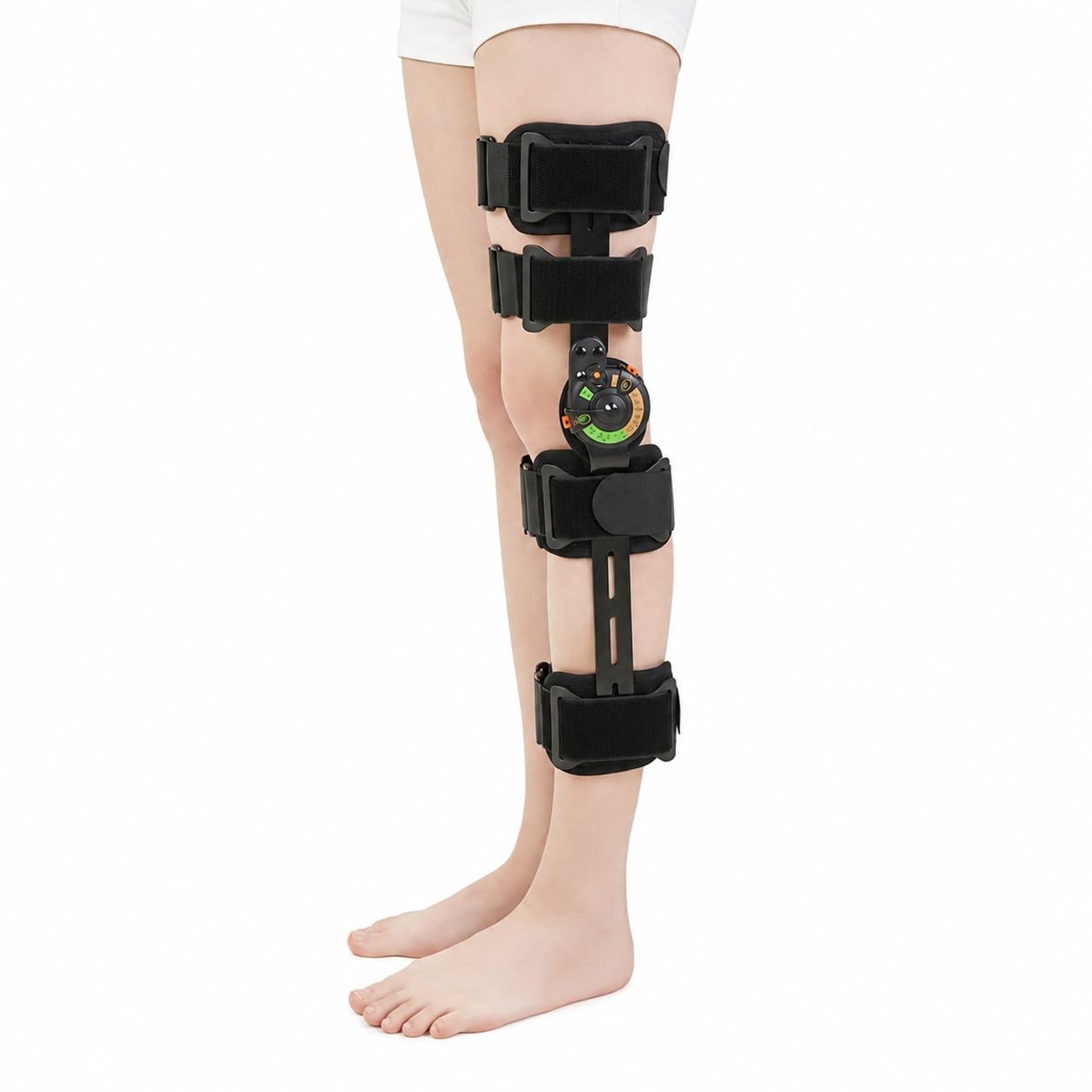 Genérico Rodillera ortopédica de Rango de Movimiento, Soporte articulado para la Rodilla para recuperación postoperatoria, Rotura de menisco, lesión de ligamento Cruzado Anterior (LCA), lesión de