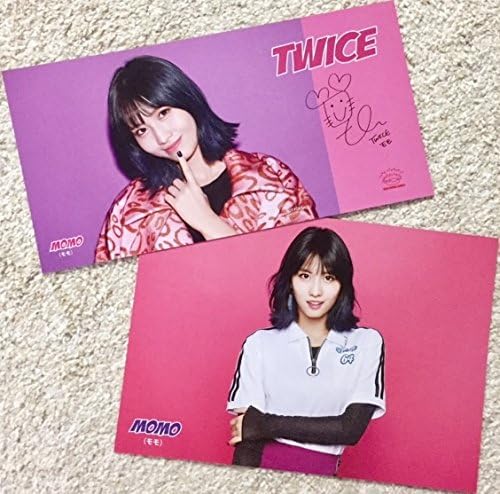 Amazon Co Jp Twice モモ One More Time 渋谷タワレコ フライヤー ポストカード セット ホビー 通販