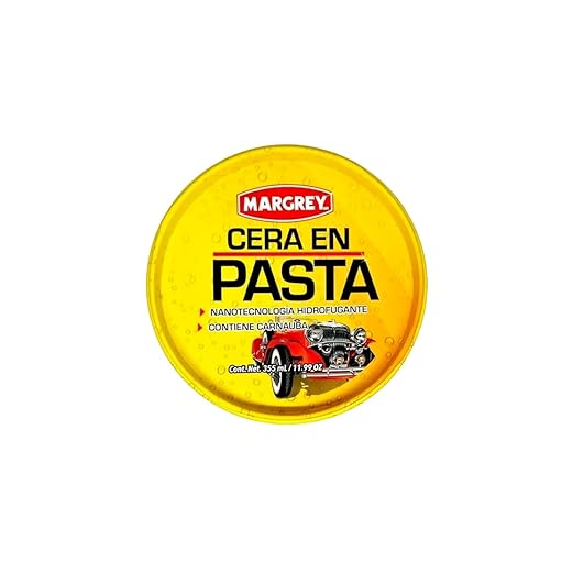 Cera para auto: tipos, calidades, calificaciones y más aquí 13 Cera en pasta Margrey, 355 ml, nanotecnología hidrofugante, cera de carnauba, protección superior contra agua y polvo, acabado profesional