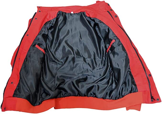 Leather Jacket Men | Red Cobra Snake Logo Karate Kid Johnny Lawrence Faux Leather Motorcycle Jacket | Johnny Lawrence Jacket3