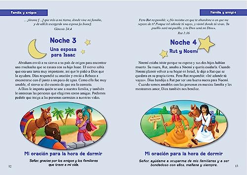 Image of La Biblia para principiantes, 100 devocionales para la hora de dormir: Pensamientos y oraciones para finalizar el dia (The Beginner's Bible) (Spanish Edition)