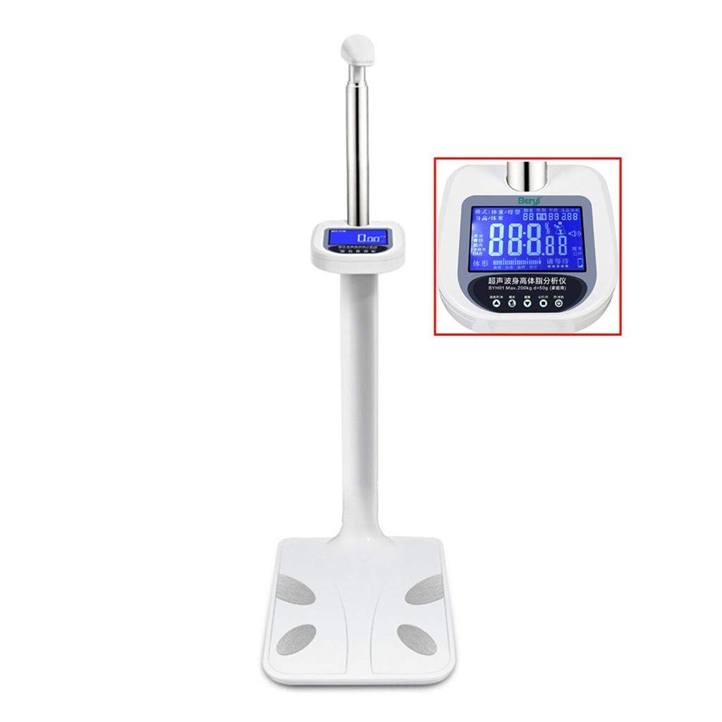 Intelligent Voice Electronic Scale Sturdy and Durable Anti-Slip Base Multi-Functional Height and Weight Scale