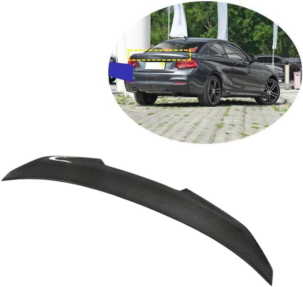 Aileron arrière BMW 2 F22 F87 M2 en véritable fibre de carbone au style sportif affirmé