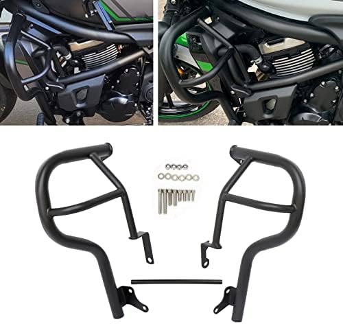 Worldmotop Highway Engine Guard Crash Bars Protector Compatible with Kawasaki Vulcan S 650 VN650 EN650 2015 2016 2017 2018 2019 2020 2021(for VN650 Crash Bar)