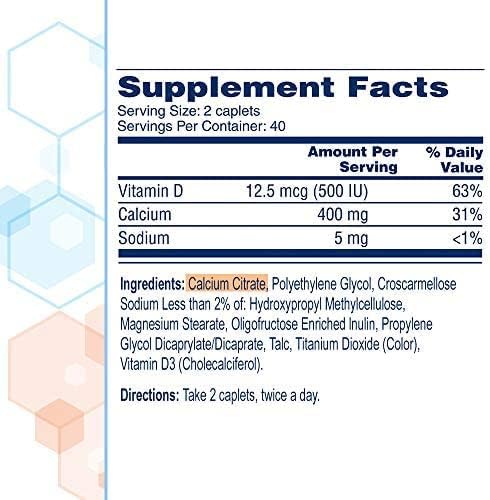Citracal Petites with Vitamin D3, 200-Count (Pack of 4 (200 tabs ea))