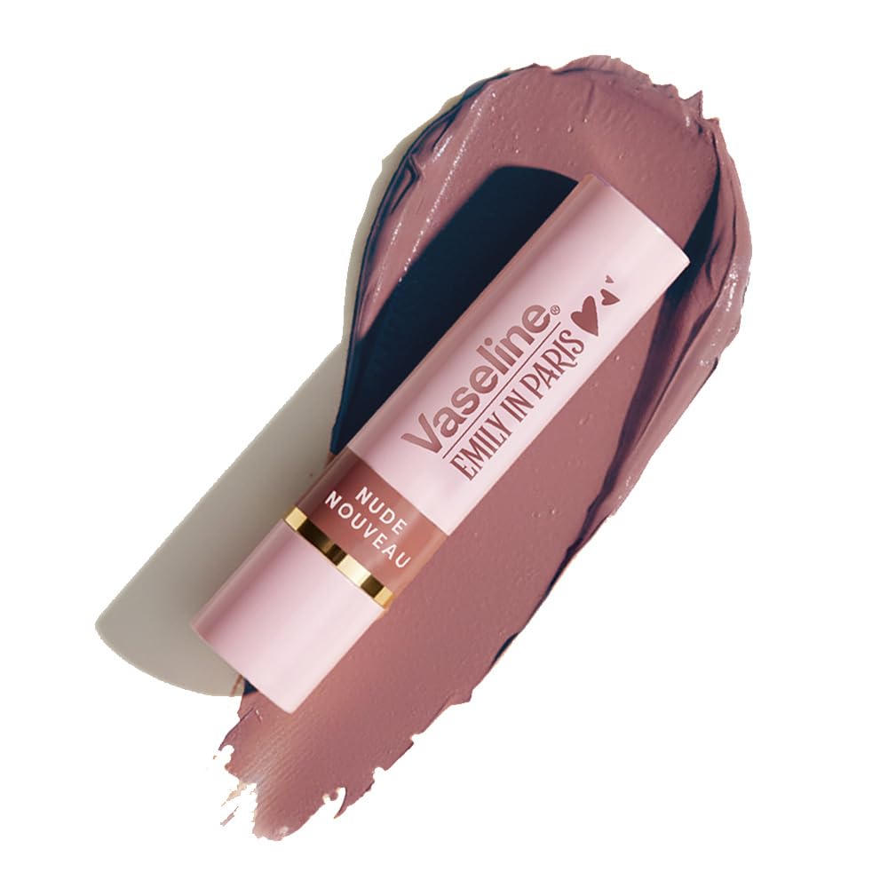 Vaseline Nude Nouveau | Emily in Paris Limited Edition | Nude Tinted Lip Balm Stick, 24H Moisturization, 3g-image-16