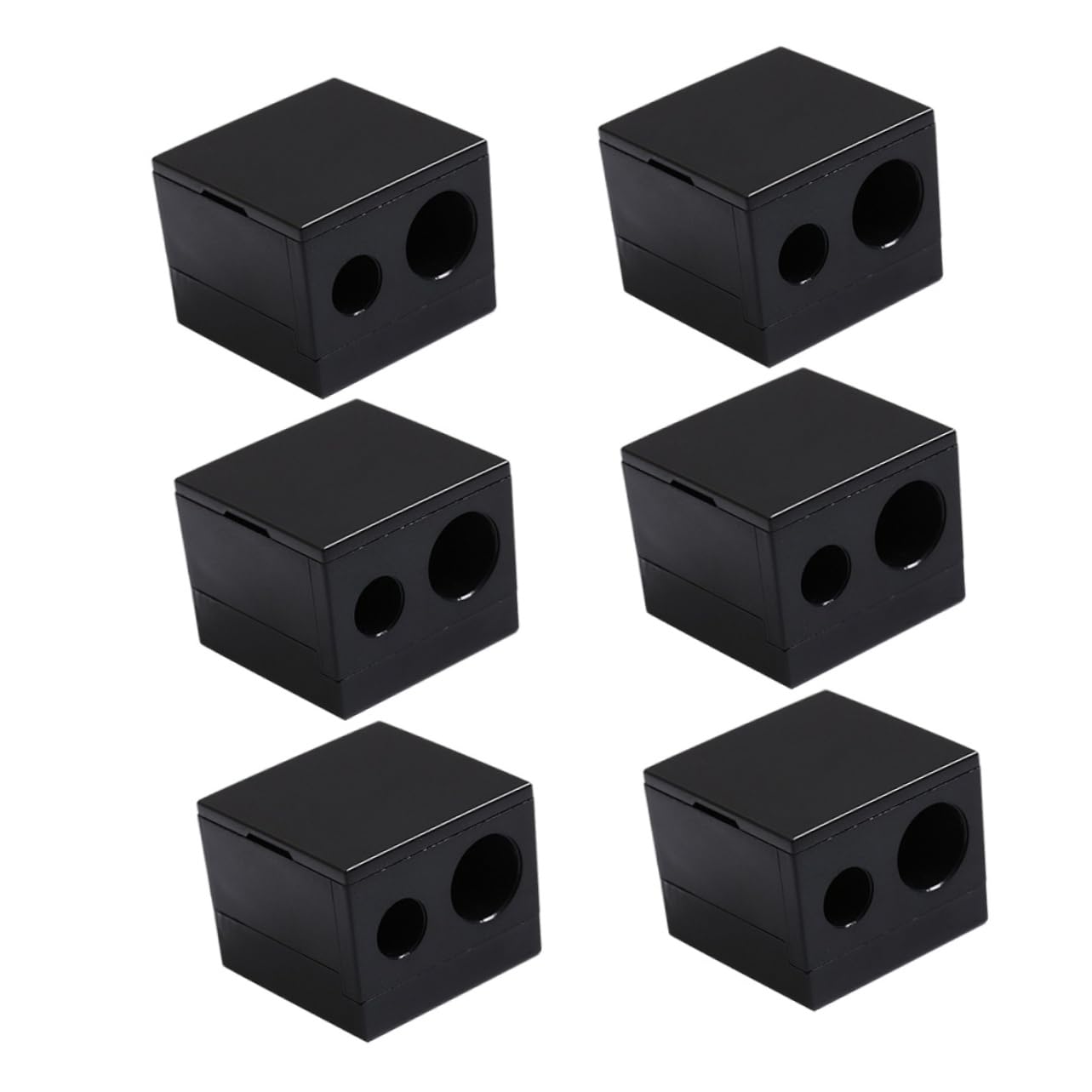 OHPHCALL 6pcs Makeup Pencil Sharpener for Eyebrows Brow Pencil Sharpener Makeup Tools Set for Beauty
