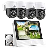 【死角がなく、細部がはっきり見える＆800万画素カメラ4台】セキュリティと解像度が重視されるこの時代に、次世代800万画素防犯カメラを新発売！ご家庭、オフィスに死角のない監視カメラを提供いたします 【簡単に取り付けて＆気楽に管理できる】インストール手順が簡単で設定画面もわかりやすいのでカメラの管理が楽にできます。専用のアプリでいつでもどこでもカメラの映像を確認して防犯カメラを管理することができます。家から事務所まで 、この800万画素カメラセットは様々な場所に設置可能、お客様の様々なニーズを満た...