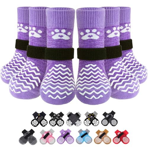 PUPTECK Dog Socks to Prevent Licking Paws, Dog Shoes for Hot Pavement