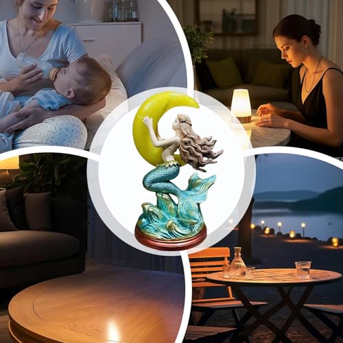 Lampe sirène tactile à LED pour chambre d'enfant et décoration de maison - 4