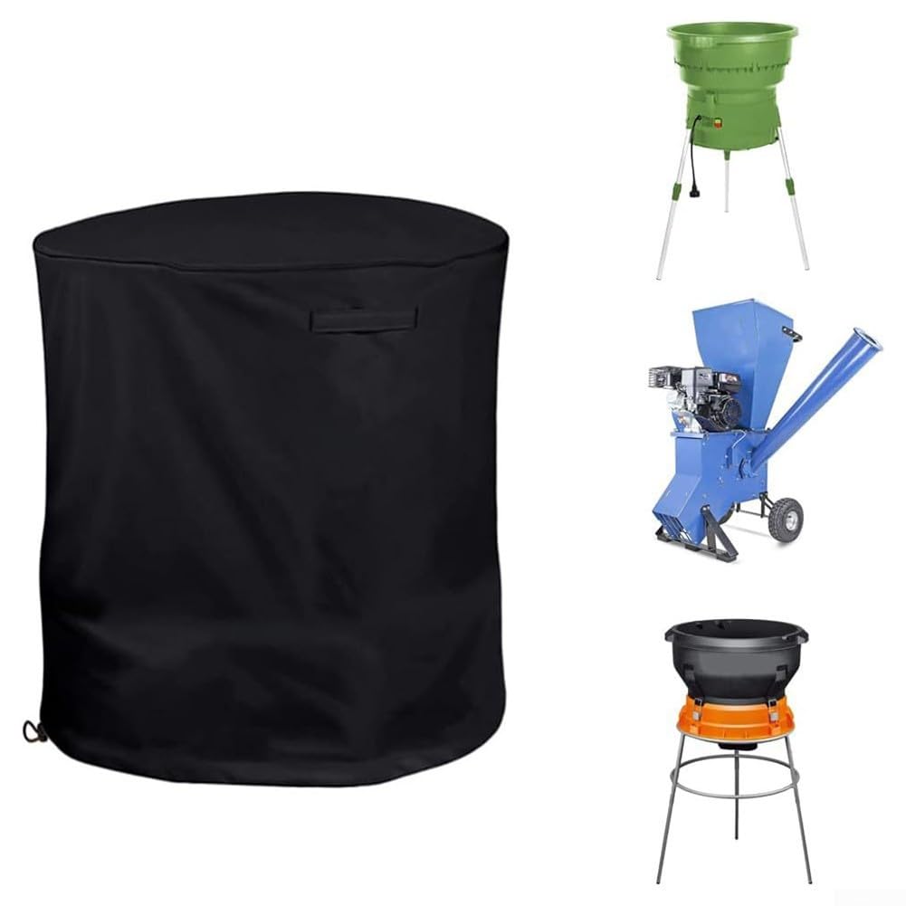 Cubierta para trituradora eléctrica de madera Oxford 210D, impermeable, resistente a los rayos UV, al polvo, para todo tipo de clima, bolsa de almacenamiento al aire libre