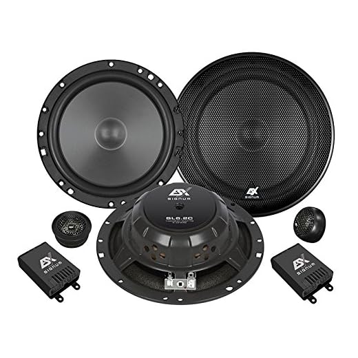 ESX högtalare SL6.2C 400 watt 16,5 cm Kompo inkl. monteringssats för Volvo V70 00-07