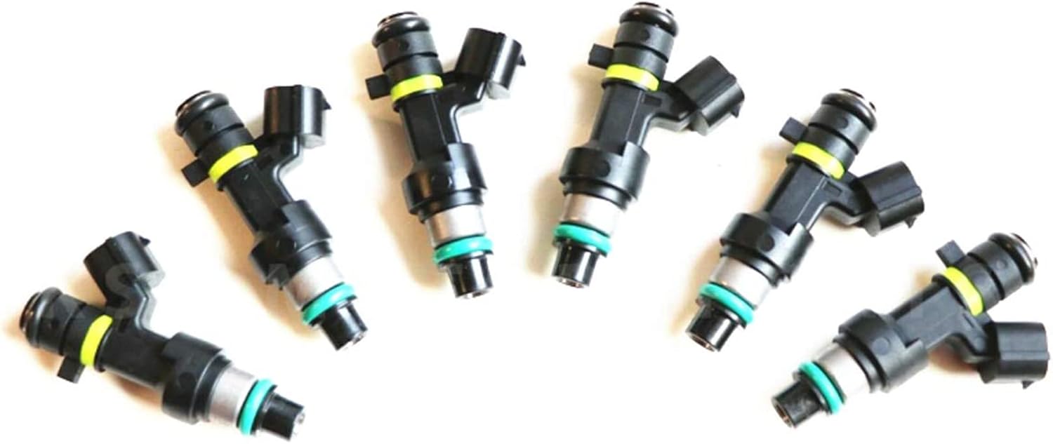 SET 6PCS 650CC Fuel Injectors For NISSAN NISMO SKYLINE R34 RB25DET NEO Fit ER34