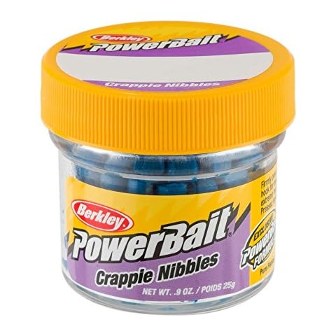 Berkley Unisex-Erwachsene Knabbereien PowerBait Crappie Nibbles 25,5 g Blue Cover