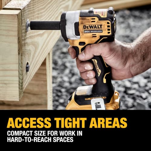 Image of DEWALT 20V MAX 1 /2 and 3 /8 in. Cordless Impact Wrench Combo (DCK206D1P1)