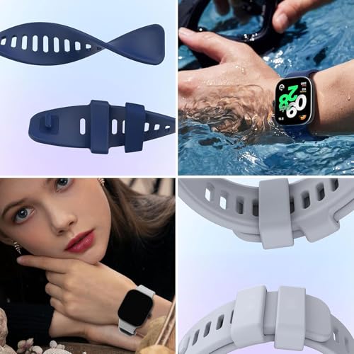 Correas compatibles para Redmi Watch 4/5, pack 16 silicona miniatura 2