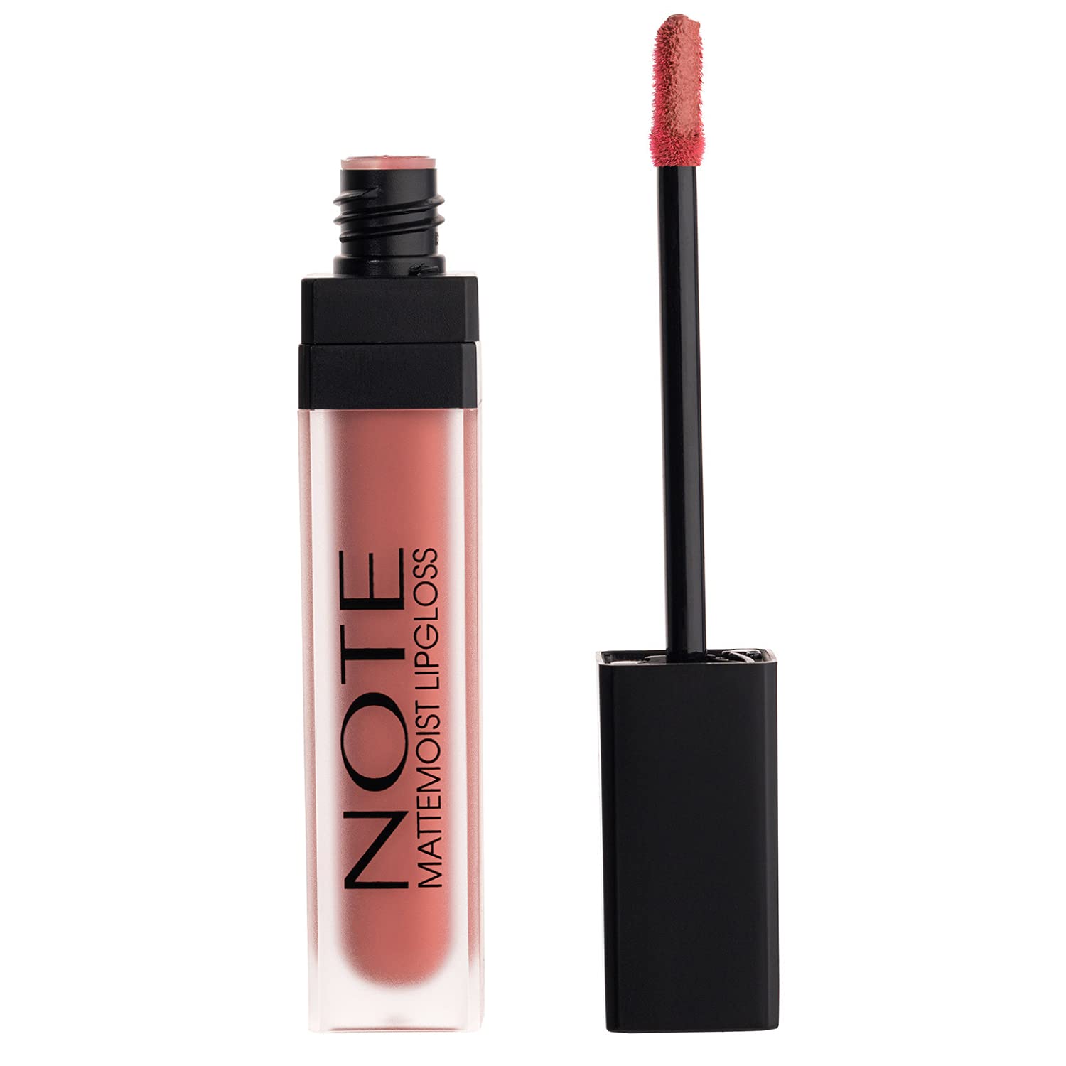 Note Cosmetics Mattemoist Lipgloss 410 Sandal Wood Yarı Mat Saten Bitişli Likit Ruj, Nude