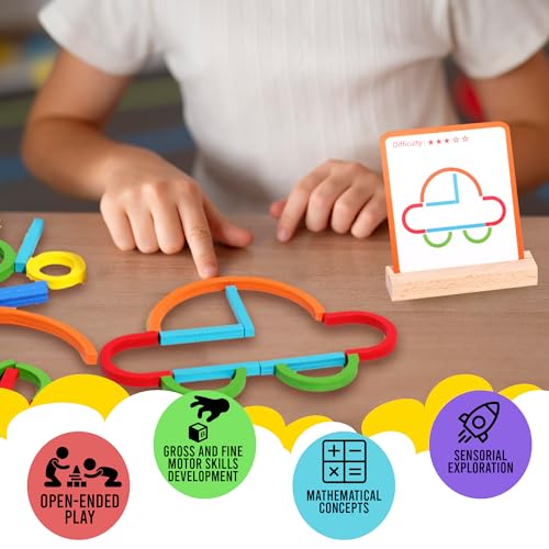 puzgic Stem Kids Toys for Creative Learning Building Educational Resources Toys for Preschool and Kindergarten Boys and Girls - Image 5