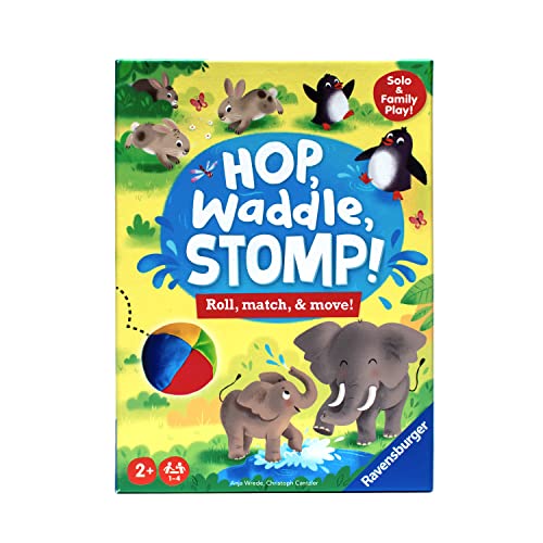 Ravensburger Hop, Waddle, Stomp! Juego de rompecabezas animal para niños miniatura 5