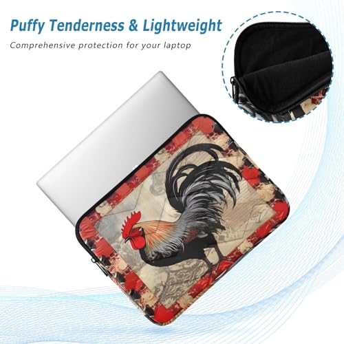 Funda para Portátil 13-14 Pulgadas Negro Rojo miniatura 5