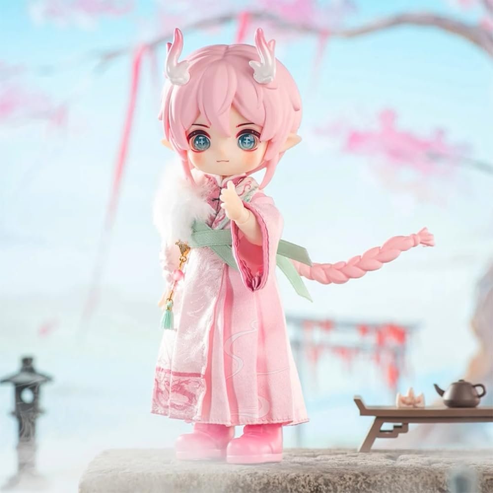 niannyyhouse BJD Blind Box Figuren, Ball Jointed Doll with Clothes, 1:12 Scale Nagi Cloud Ruins Series, Collectable Action Figure (6PCs)