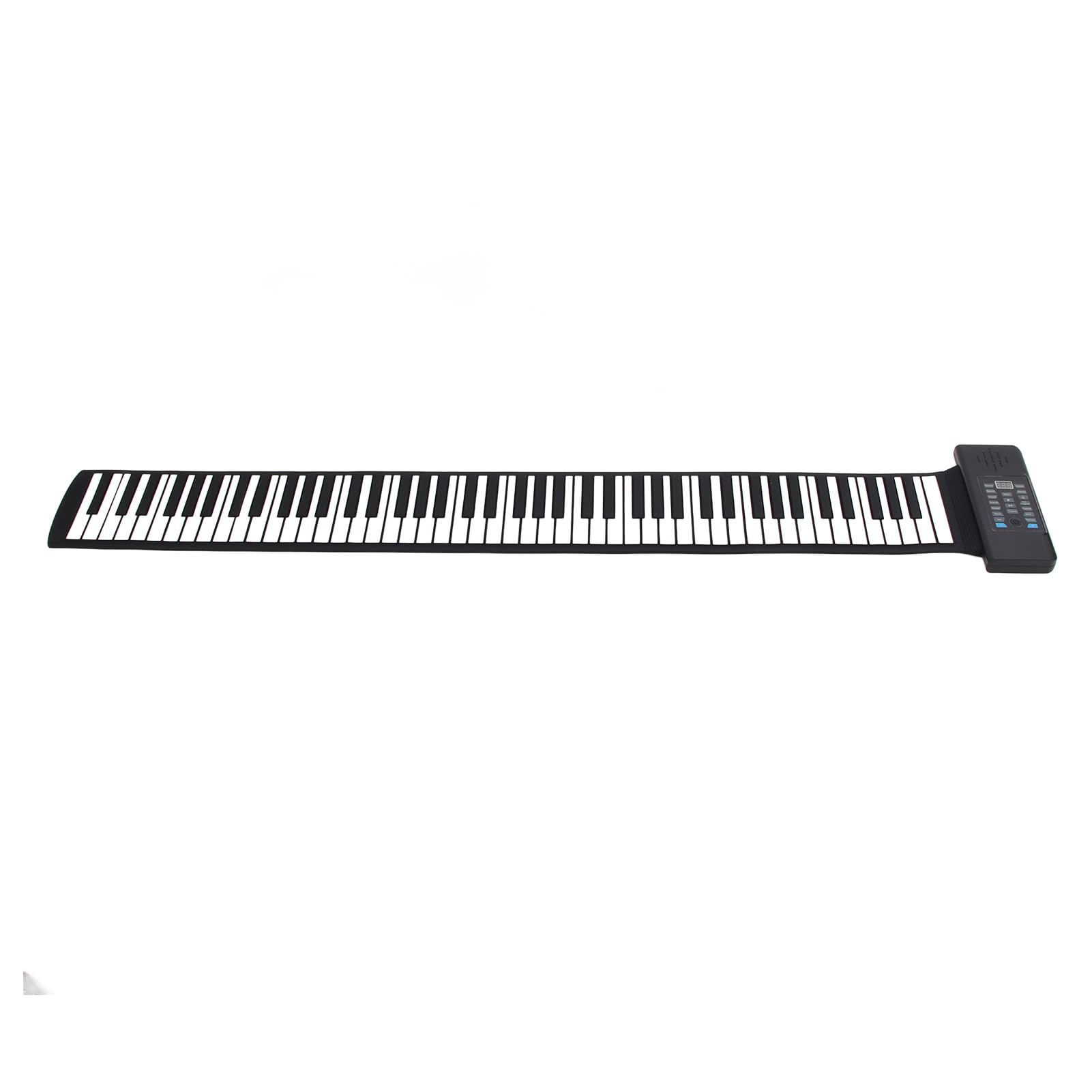 Tastiera arrotolabile a 88 tasti, pianoforte elettronico portatile ricaricabile a mano, pianoforte arrotolabile a mano con 128 ritmi di toni, 15 brani demo, funzione MIDI