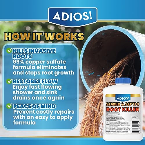 Adios! 41CADI Sewer And Septic Root Killer thumb #1