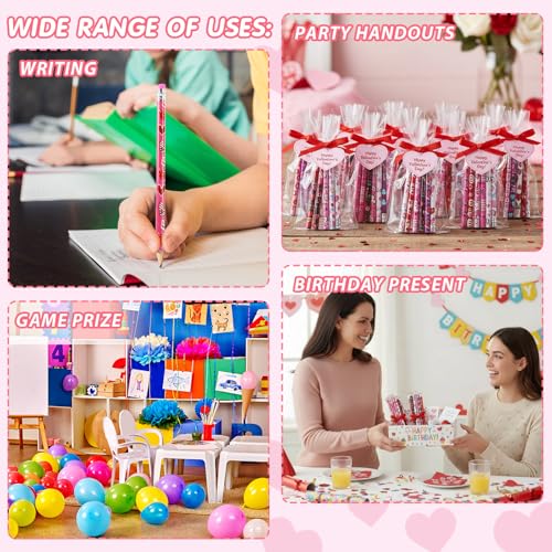Lápices de grafito Marspark 48 pcs para San Valentín miniatura 7
