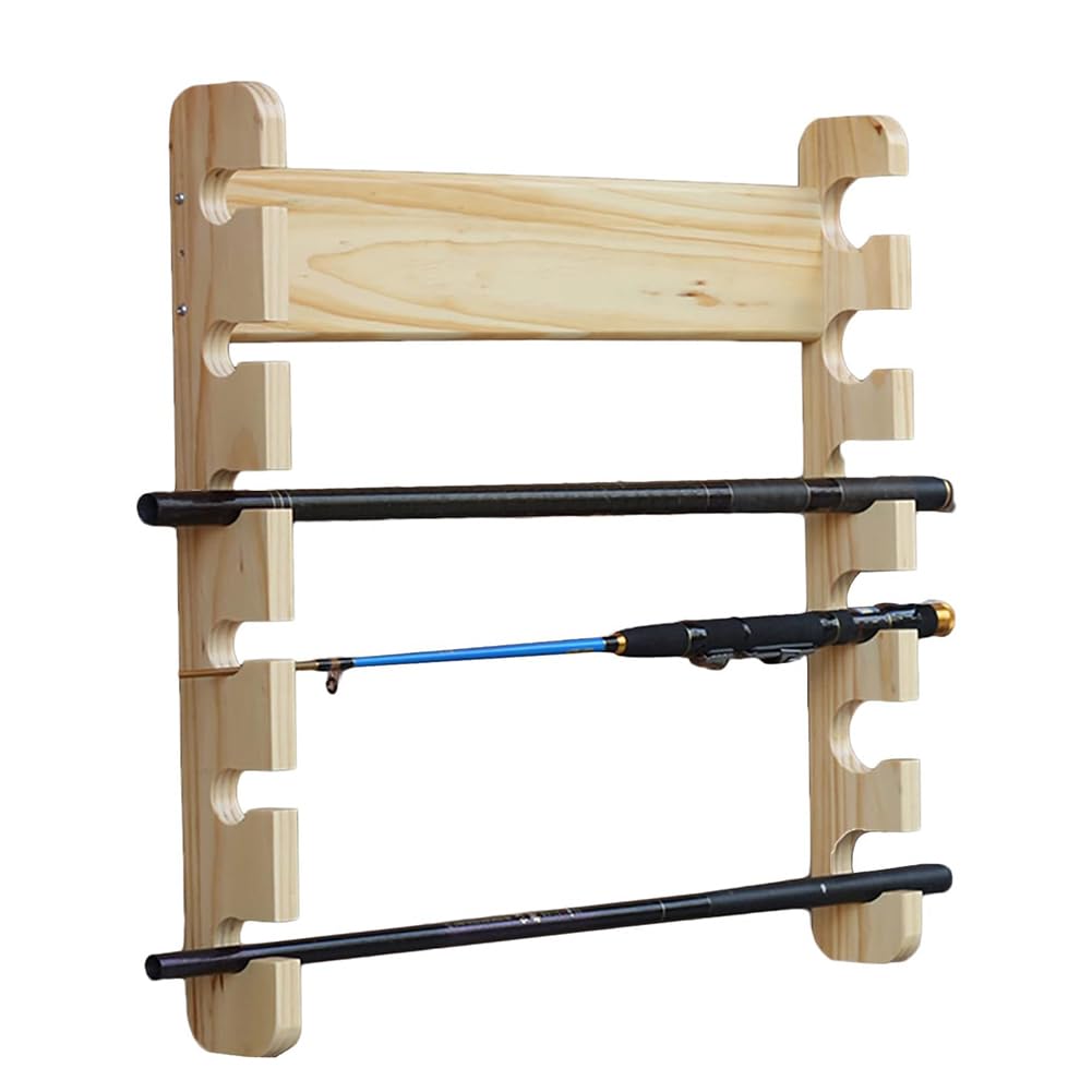 Best Wall Mount Fishing Rod Holder – Amazon.com: KK-GAL Wall-Mount Fishing Rod Holder, Space ...