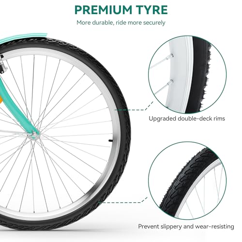 Yitahome MAYIHLKKHA Beach Cruiser Bike For Women thumb #6