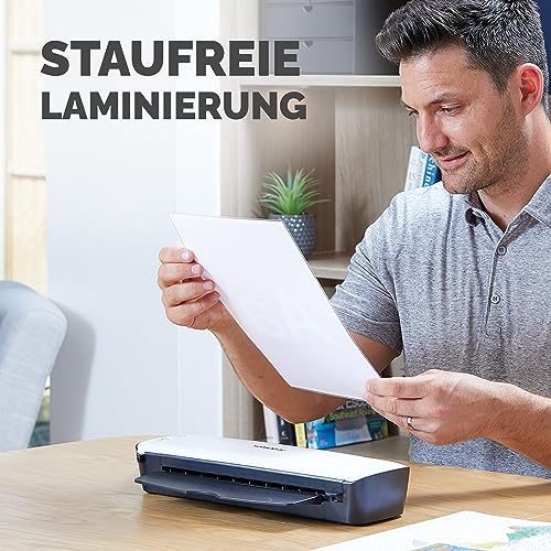 Fellowes Laminiergerät A3 Sola für Zuhause und Homeoffice, für Laminierfolien bis 125 Mikron Stärke, staufrei, Laminiergerät zum Laminieren von Fotos, Dokumenten, Rezepten, Lernkarten uvm