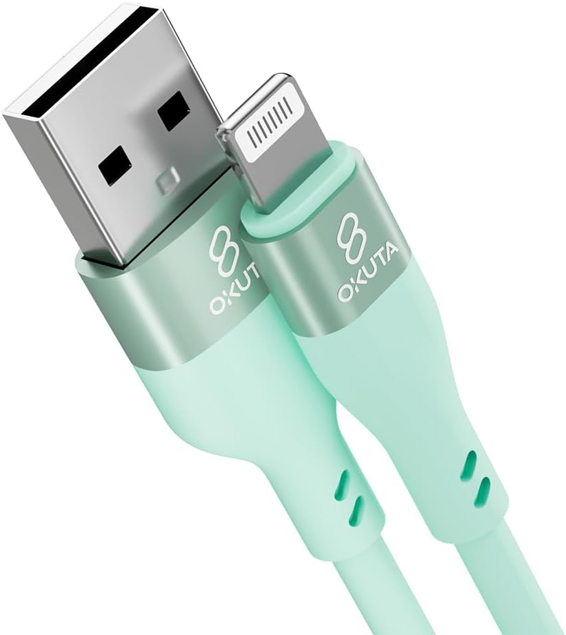 iPhone Charging Cable, Genuine Lightning Cable, MFI Certified Cable, iPhone Charger, Cable, iPhone Charging Cable, Fast Charging & Super Durable, Compatible with iPhone 14 13 Pro / 12 / 12 Pro / 11 /