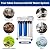 iSpring F10CRO1000 1-Year Replacement Cartridge Pack for CRO1000 4-Stage Tankless Commercial Reverse Osmosis Water Filter, Without RO Membrane