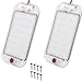 2 PCS Luci da Tetto per Interni Auto 12-85V LED Veicoli Plafoniere Auto Soffitto Lampada di Illuminazione a LED,luce da lettura per auto,con Pulsante di Interruttore Indipendente,per Auto,Camper,Van