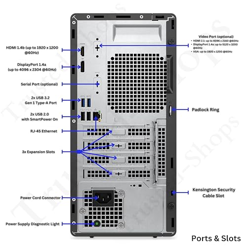 Image of Dell Optiplex 7020 mini Tower core i5 14th 8gb 512ssd Ubuntu 3 Years