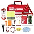 Swiss Safe 2-in-1 First Aid Kit for Car, Travel & Home, Businesses - Bonus Mini Kit for Medical Emergency Aid, Survival, Camping - 233 Piece, Car FAK