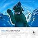 Airtag Dog Collar QR Code - IP68 Waterproof Integrated Air Tag Dog Collar Holder ID Tag - Free Pet Online Profile - Durable Natural Cotton Hemp - Fits for Small Medium Large Dogs (Black, L)