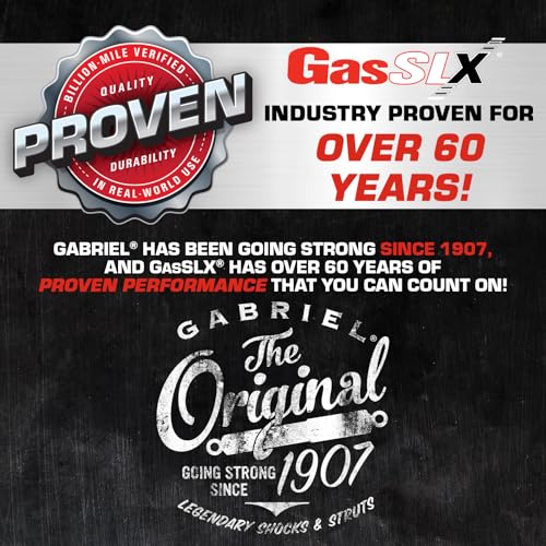 Image of Gabriel 89437 GasSLX Adjustable HD Right Shocks Fits East Manufacturing Corp Various Trailers; OEM# 517-05809-20, 6130-0114, 23362, 680570