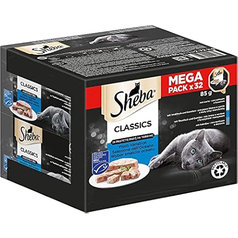 Sheba Classics in Pastete- Feinstes Katzennassfutter in der Schale - Fisch Variation Cover