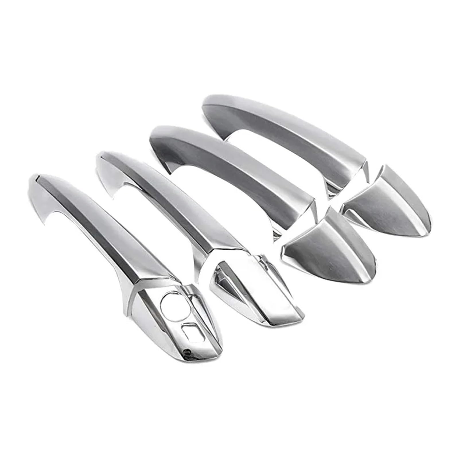BYSKJZ Car Exterior Door Handle for Benz for GLK for CLA for C-Class for W204 for W246 for W212 for X204 for W166 Car Chrome Door Handle Trim Cover