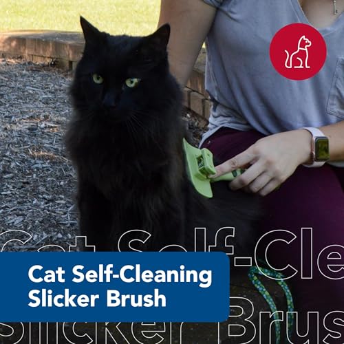 Coastal Pet Safari - Cat Self-Cleaning Slicker Brush - Cat Grooming Supplies - Image 3