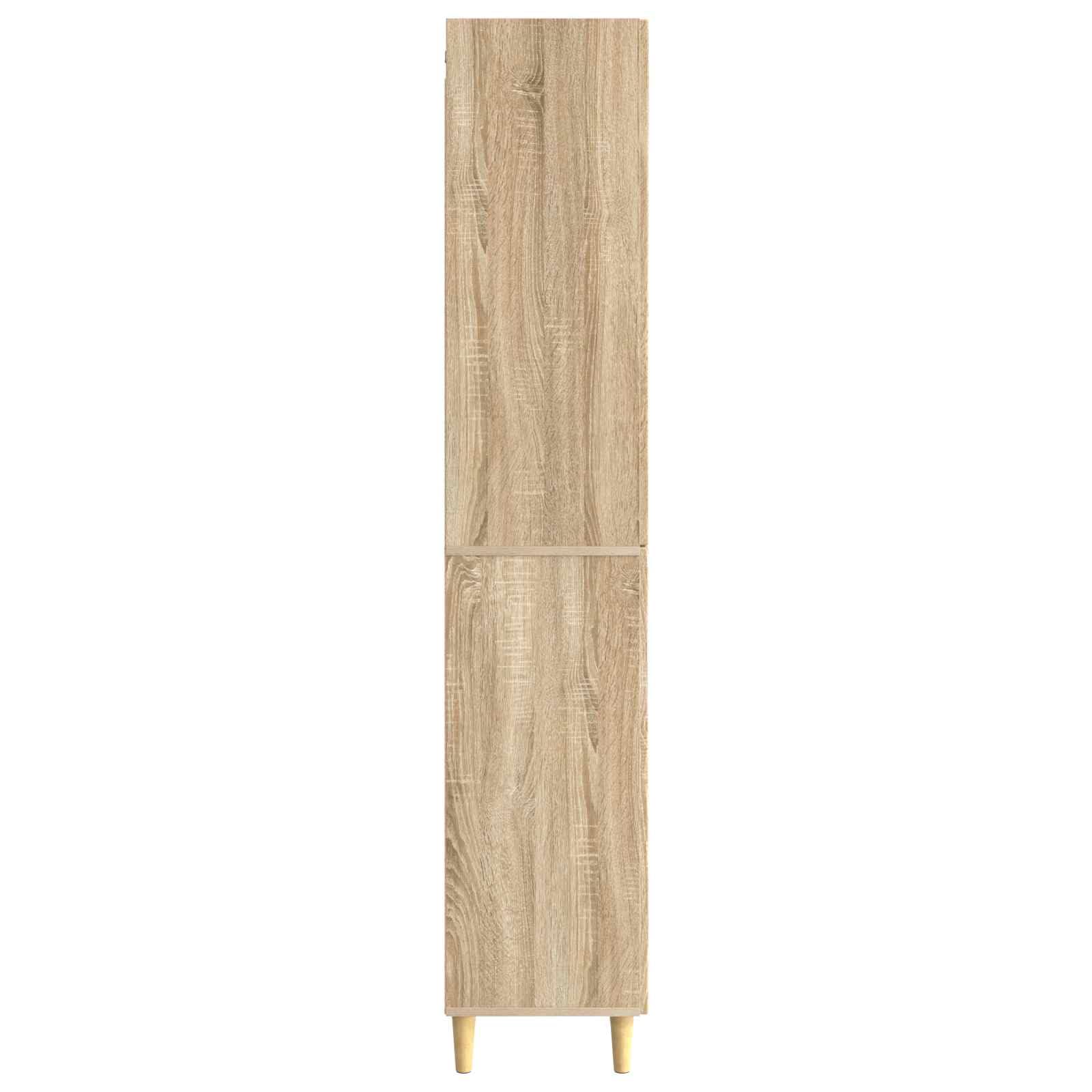 vidaXL Juego de armarios 2 pcs 66 x 34,5 x 90 cm Madera de ingeniería, Conjunto de Muebles Elegante, Multiusos, con arreglo Flexible, decoración Moderna para Sala y área Exterior