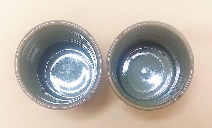 Amazon | 月岩窯 藍渓 文昌圭 韓国青磁 鶴柄 カップペア 管理.KT