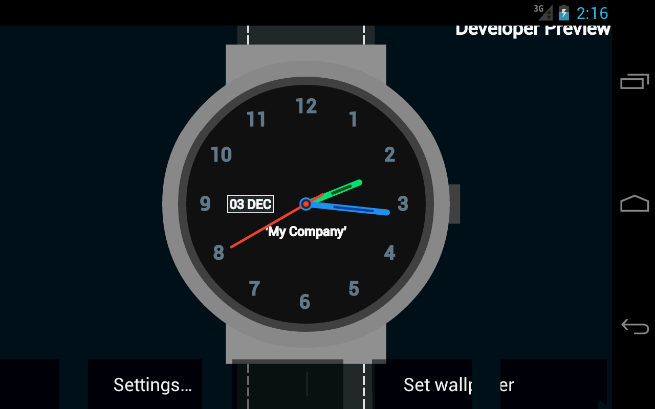 Analog Clock - App on Amazon Appstore